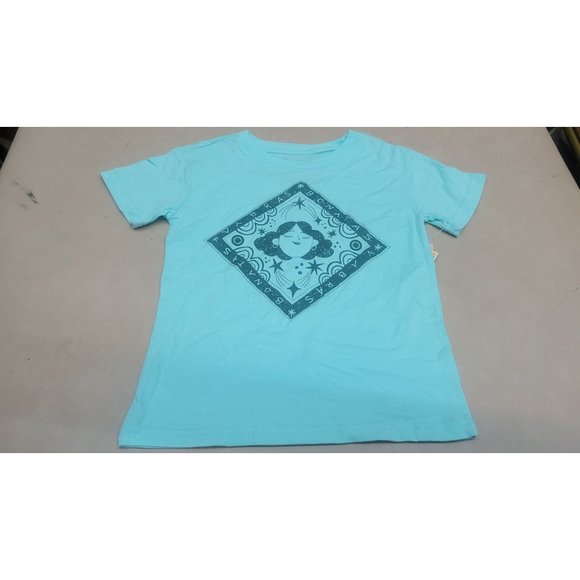 Girl's Bonitas Vibras / Good Vibes Graphic Tee - Latino Heritage Blue Small - Picture 3 of 7